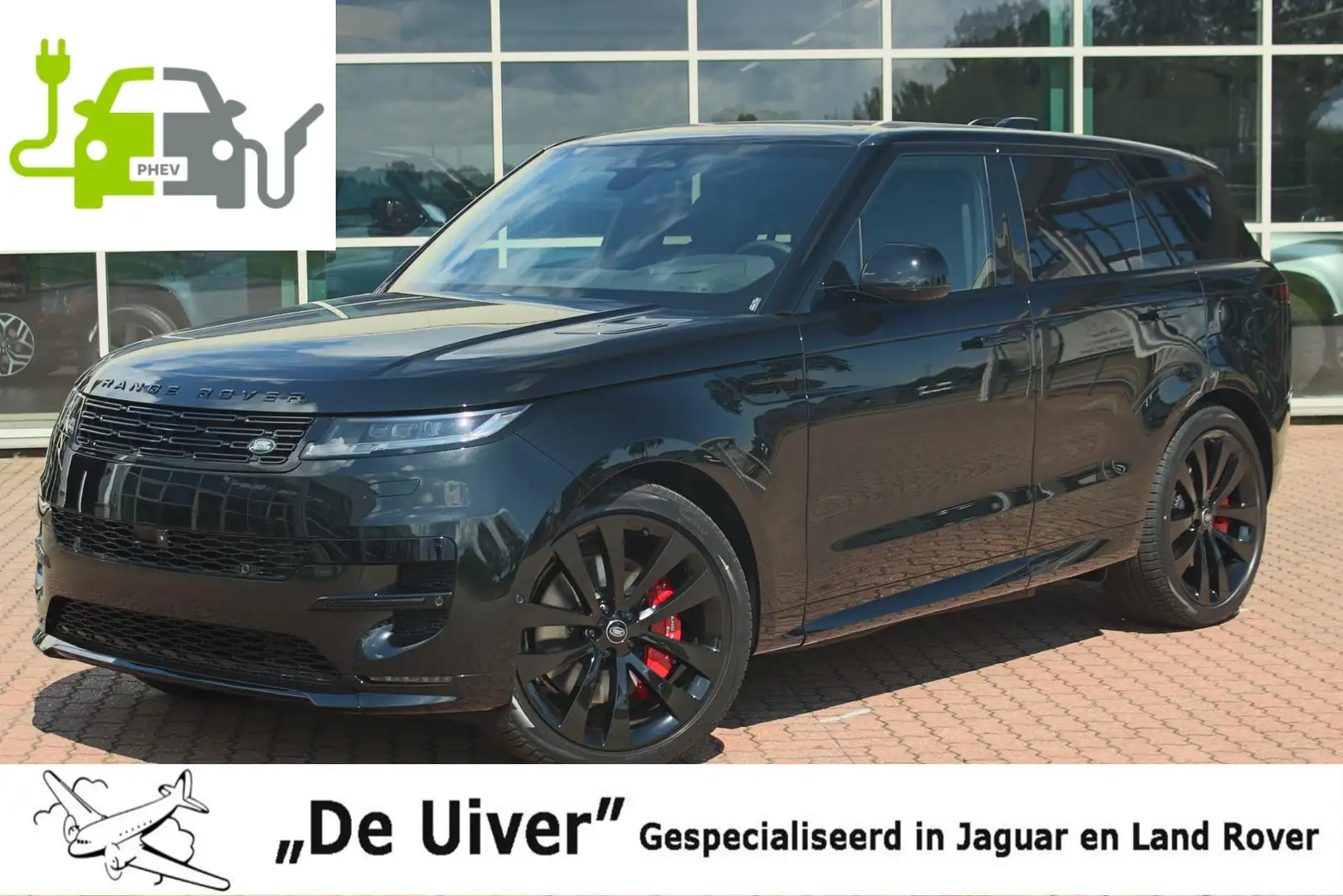 Land Rover Range Rover Sport 3.0 P460e Dynamic HSE PHEV Land Rover Range Rover Zwart - 1