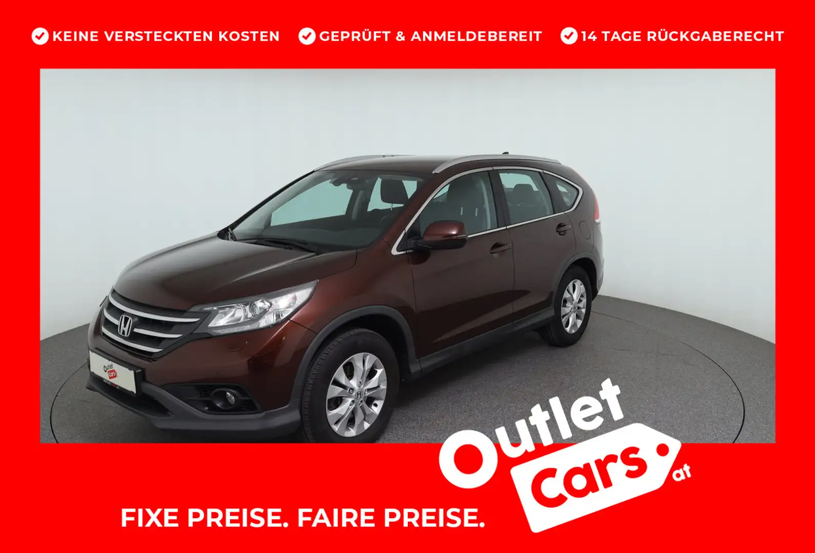 Honda CR-V 2,2i-DTEC Elegance DPF Braun - 1