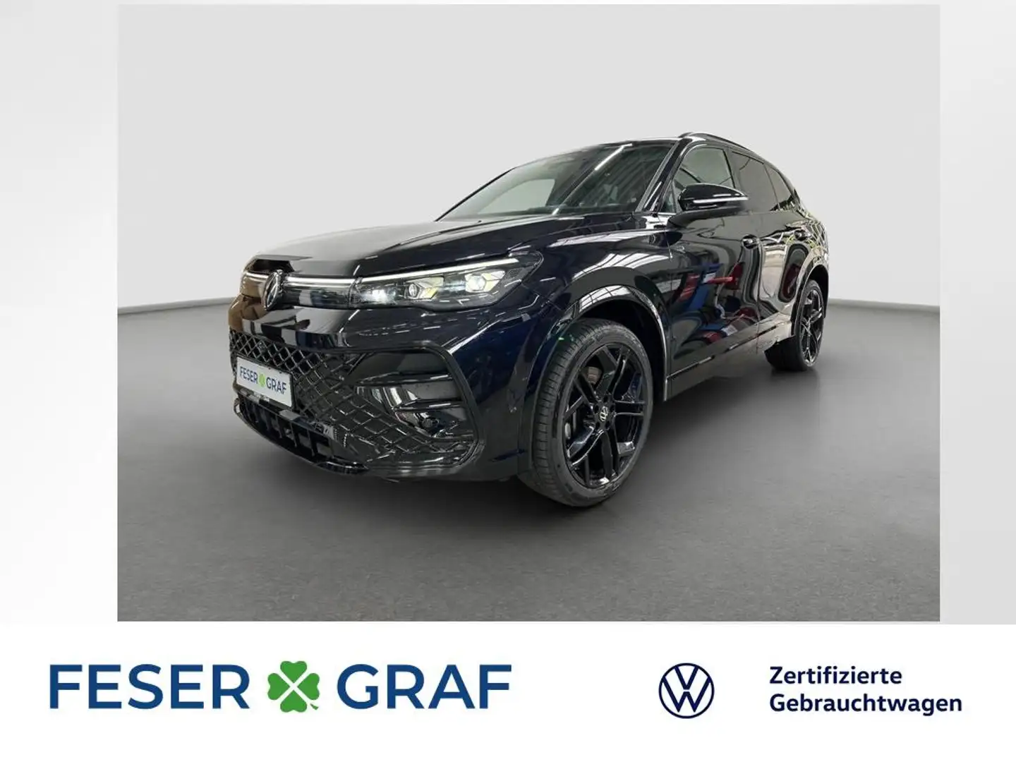 Volkswagen Tiguan R-Line 2.0TDI 4M 142KW DSG Pano Black Zwart - 1
