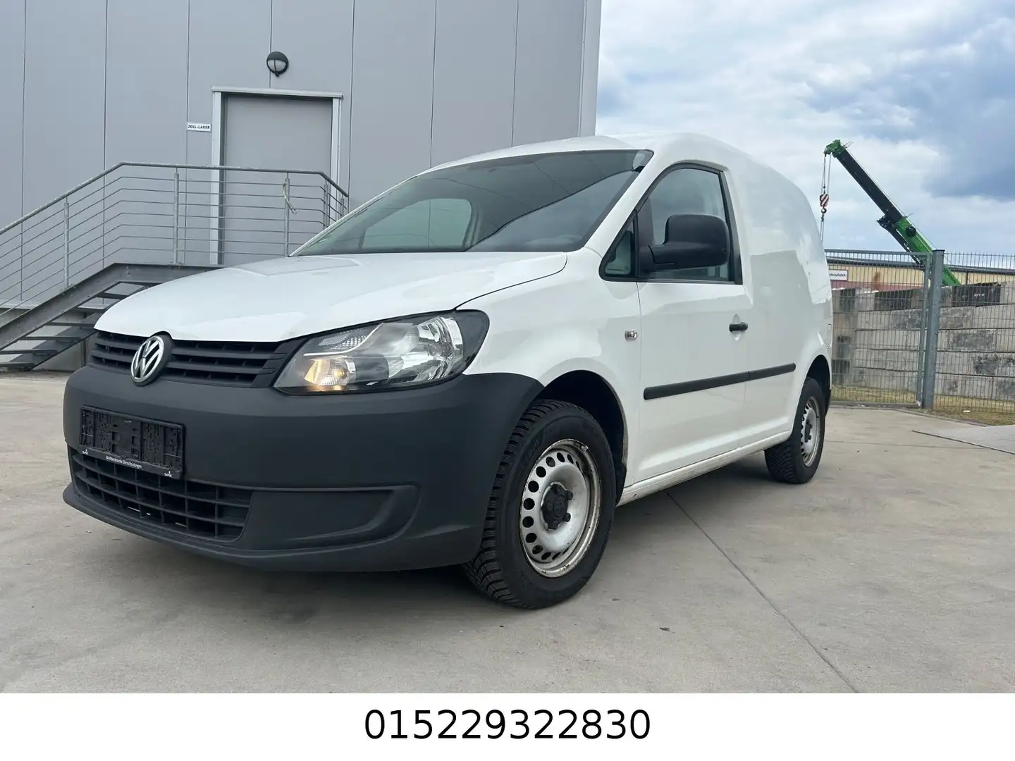 Volkswagen Caddy Kasten 1.6 TDI*1-HAND*TÜV 5-2027*EURO-5 Blanc - 1