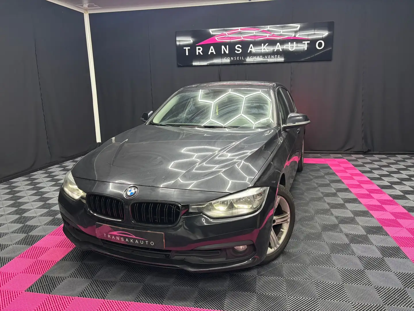 BMW 316 316 d/2016 Zwart - 1