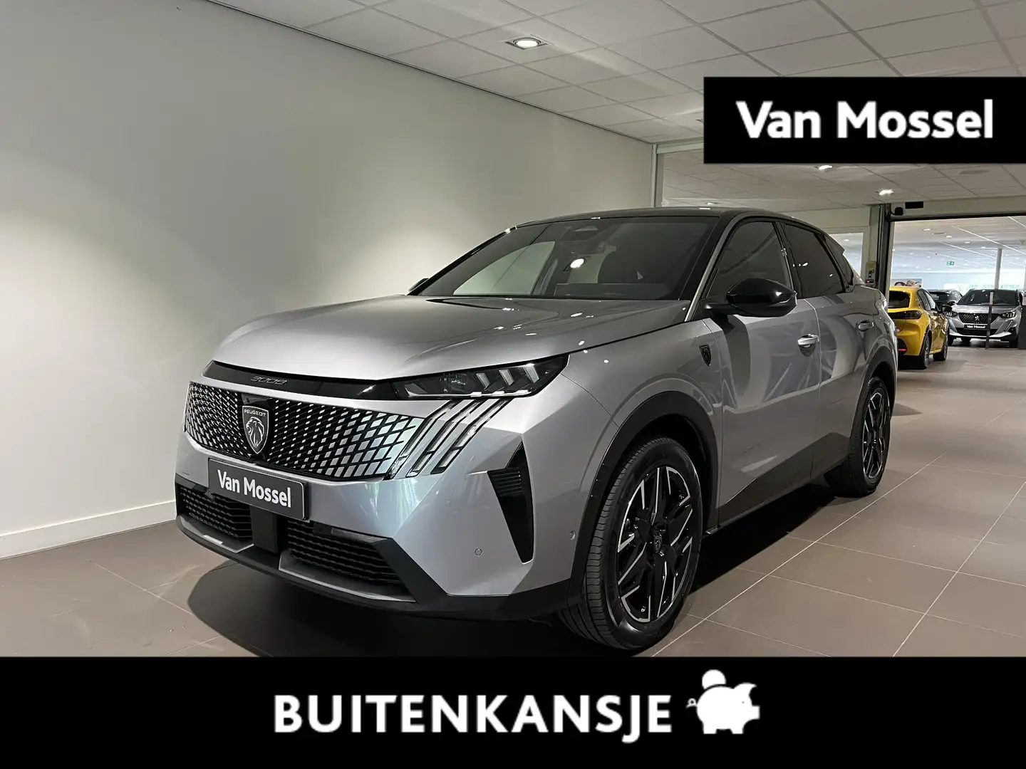 Peugeot 3008 1.2 Hybrid 136 GT | Automaat | 360° Camera | Navig Grijs - 1