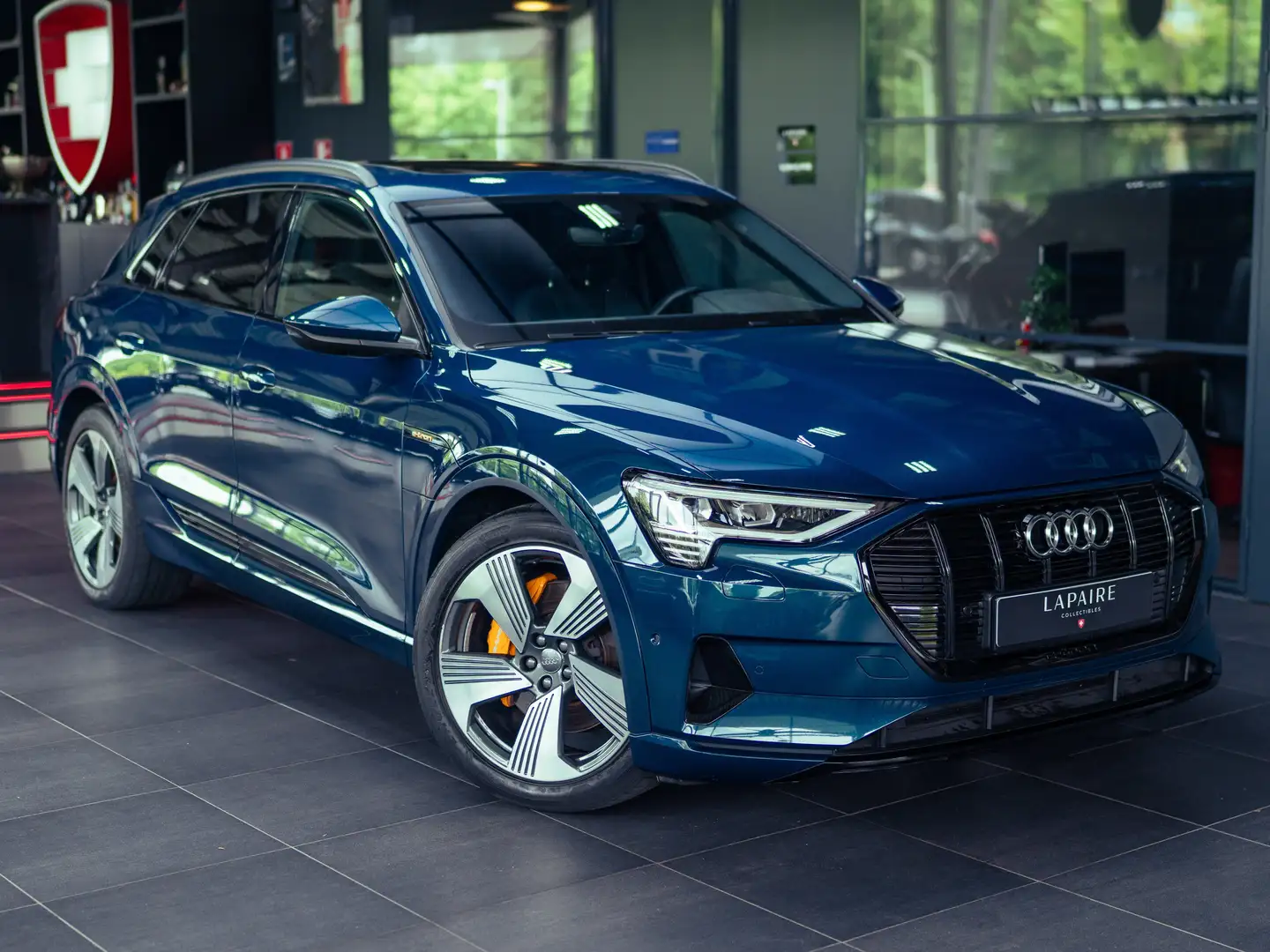Audi e-tron 50 quattro S edition | S line | Pano | auto inpark Modrá - 1