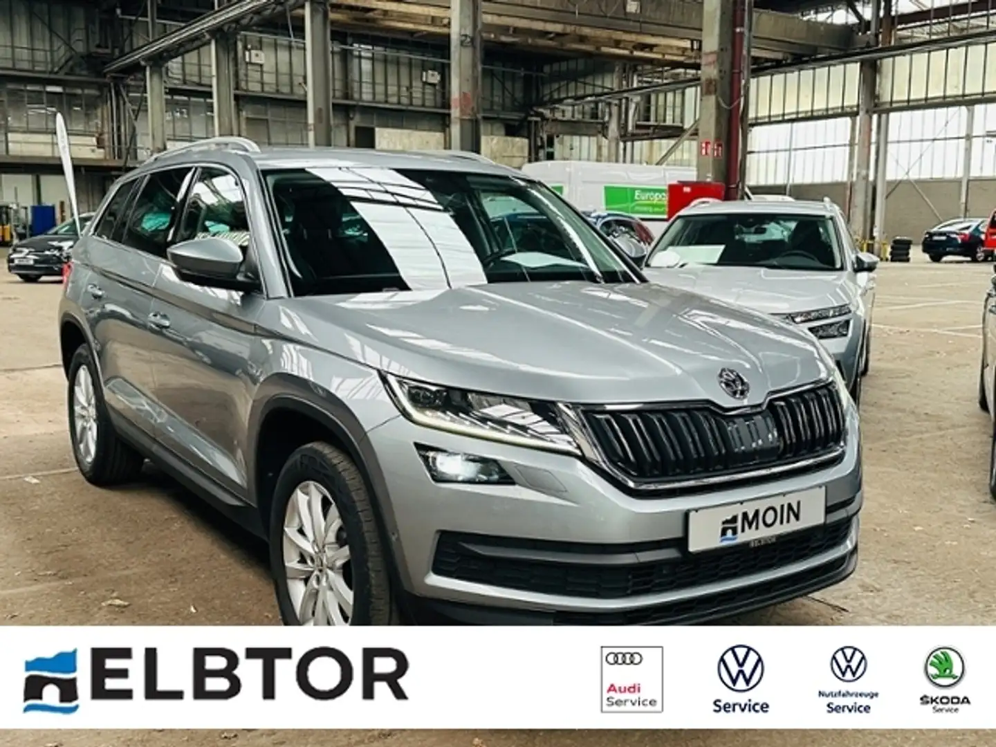 Skoda Kodiaq Style 2.0 TDI DSG 147kW 4x4 KESSY AHK RFK STHZ Silber - 1