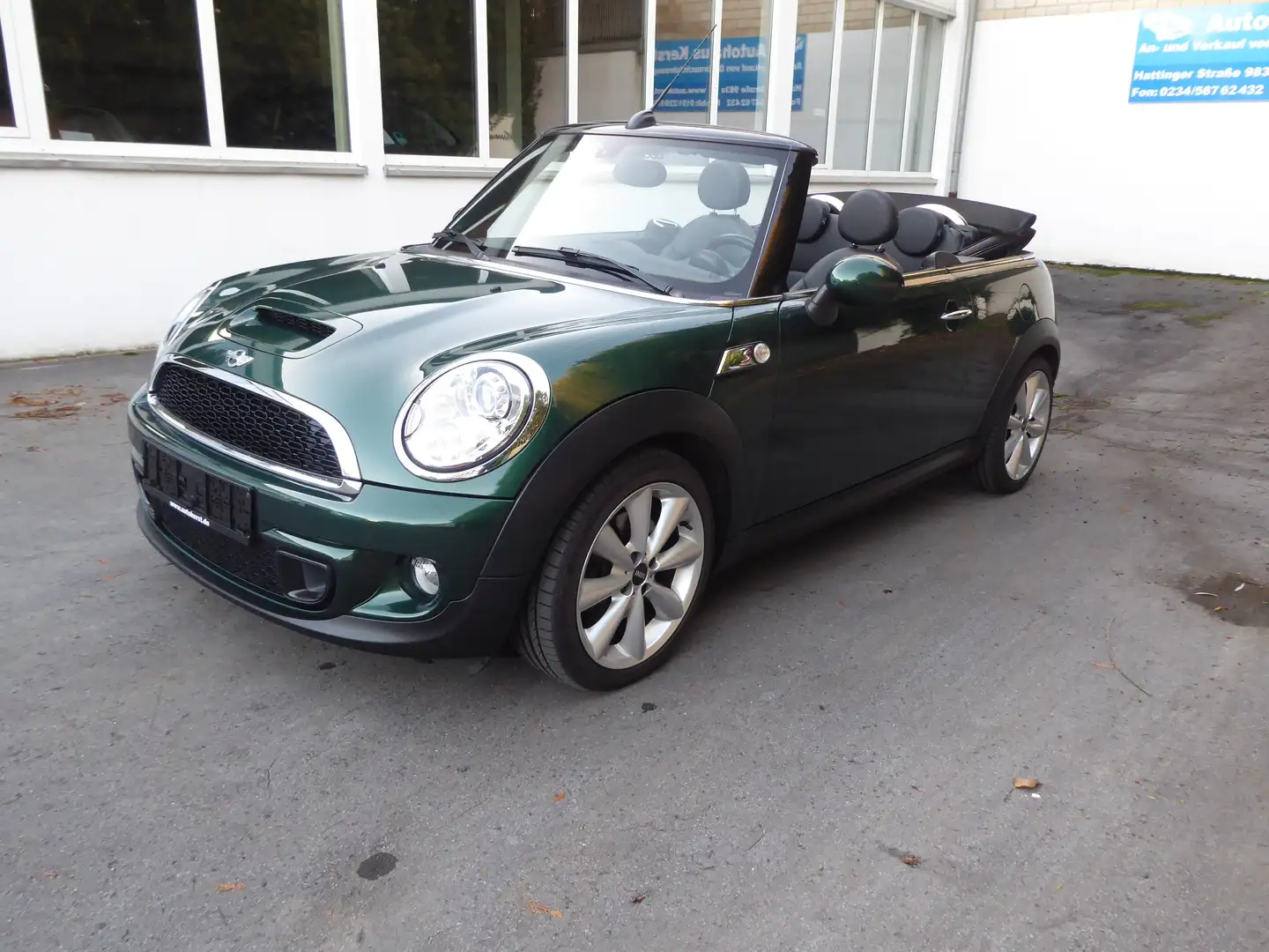 MINI Cooper S Cabrio 1. Hd orig. 41.700km Navi Leder PDC Scheckheftpfl. Verde - 2