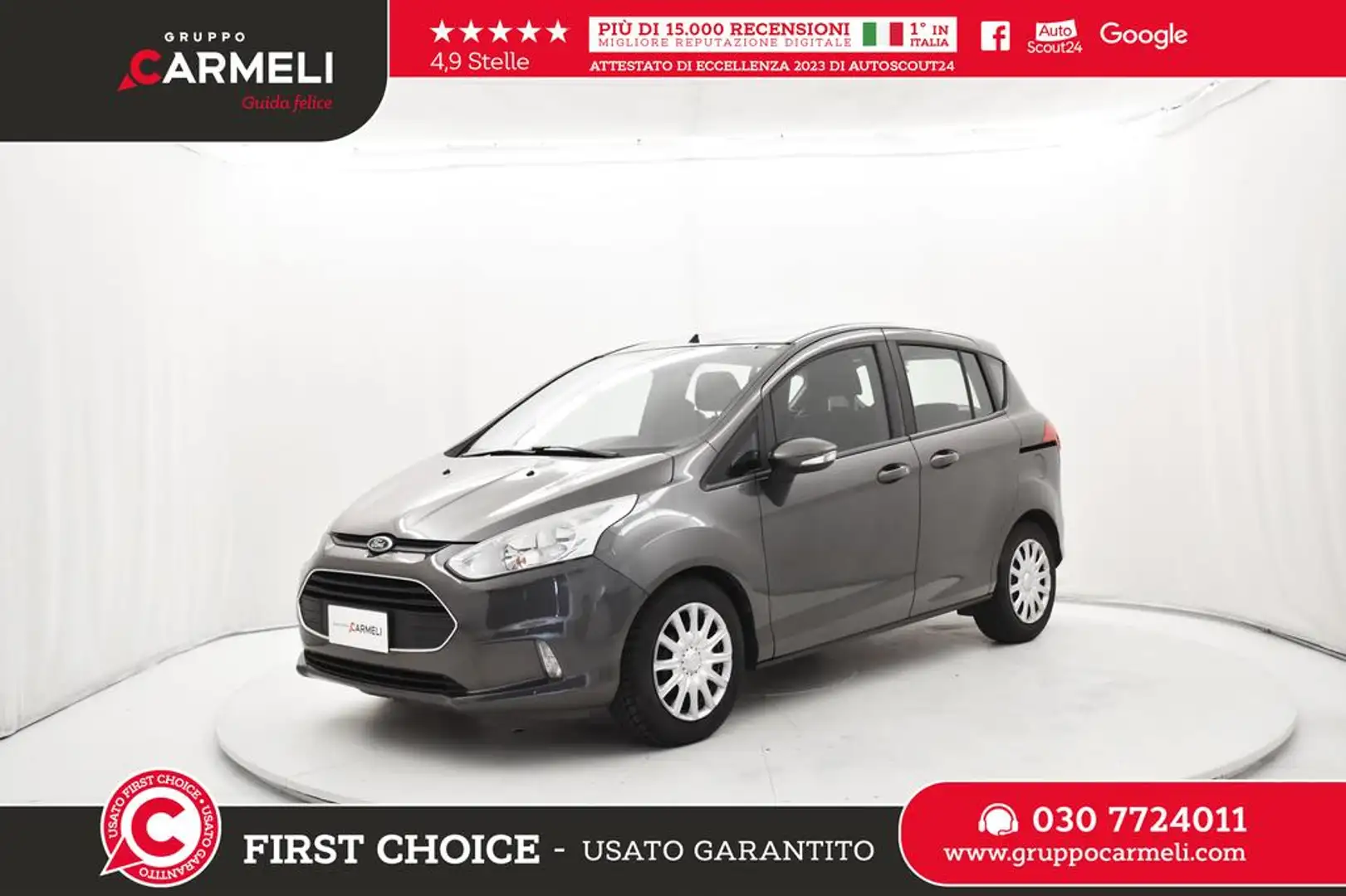 Ford B-Max 1.5 tdci Plus 75cv E6 Azul - 1