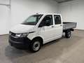 Volkswagen T6.1 Transporter Pritsche-Doka (6-Si.),4Motion,AHK,Standh. Blanc - thumbnail 1