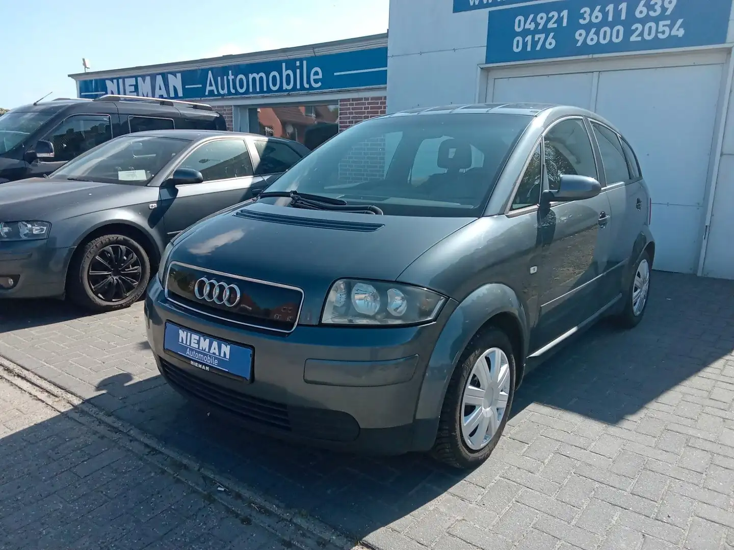 Audi A2 1.4 TDI, TÜV NEU, 1JAHR GEWÄHRLEISTUNG Gris - 1