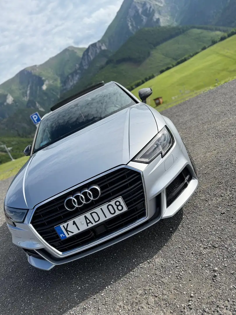 Audi A3 A3 2.0 TFSI Limousine quattro S tronic sport Silver - 2