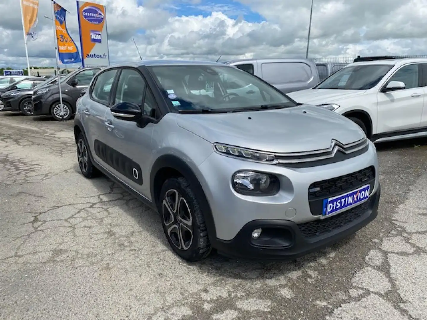 Citroen C3 ENTREPRISE 1.2i 12V - 82 - FEEL + CARPLAY/ANDROID  Gris - 2