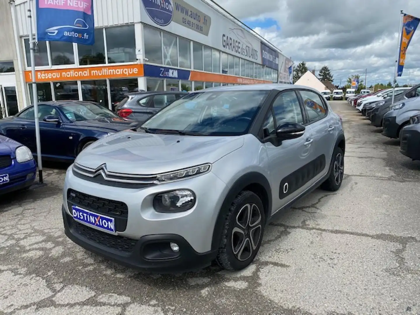 Citroen C3 ENTREPRISE 1.2i 12V - 82 - FEEL + CARPLAY/ANDROID  Gris - 1