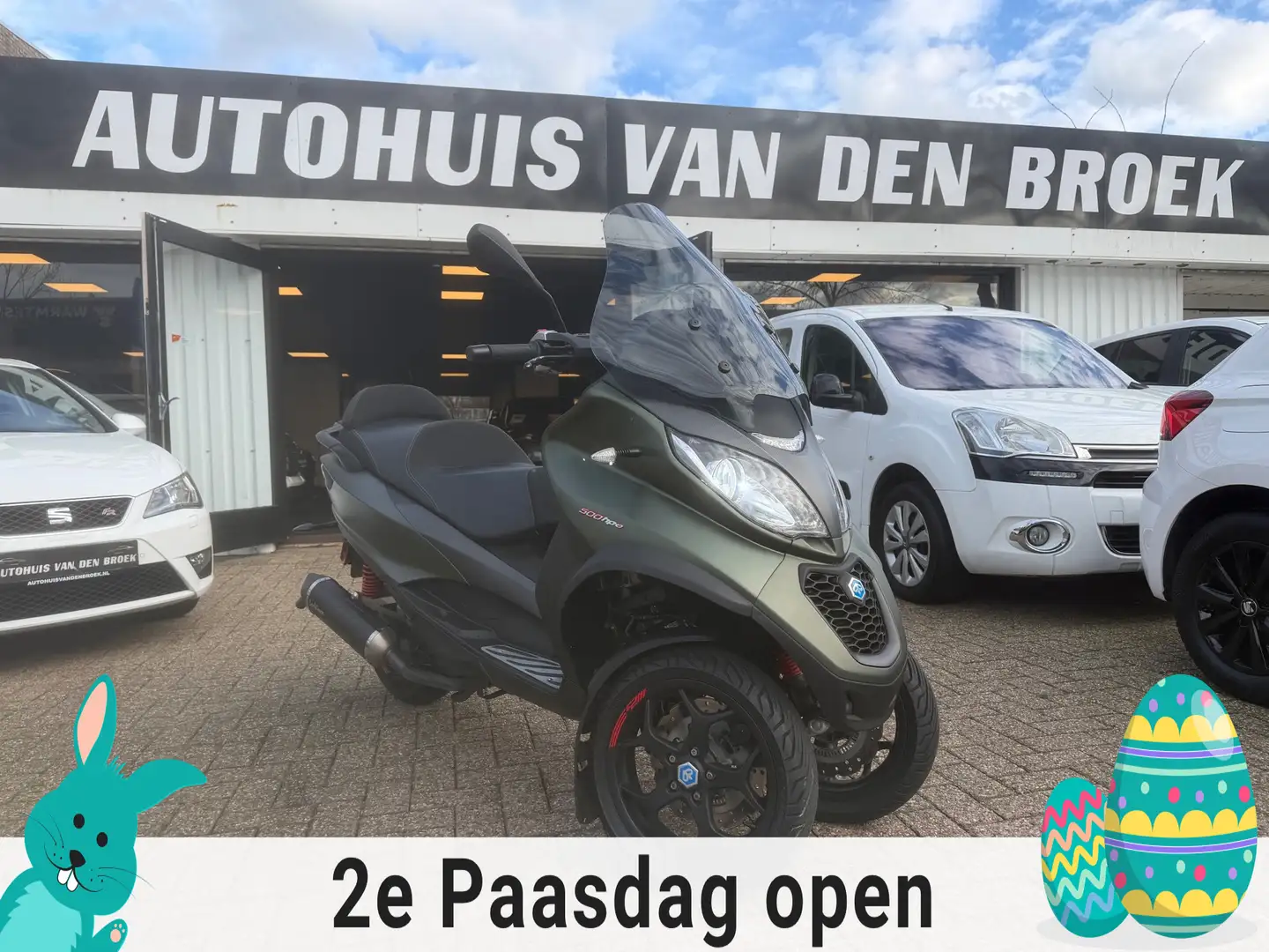 Piaggio MP3 500 Scooter HPE Sport500|Abs|Asr|Xenon|HandvatVerwarmi Verde - 1