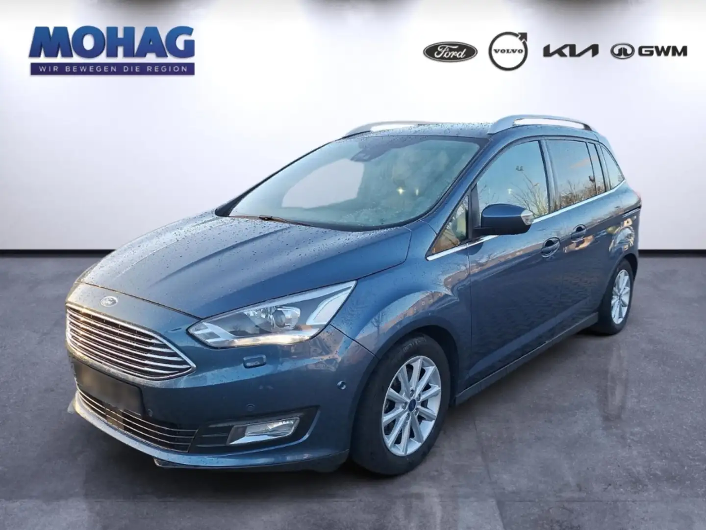 Ford C-Max 1.0 Titanium *Panorama-Dach*AHK*Rückfahrkamera* Синий - 1