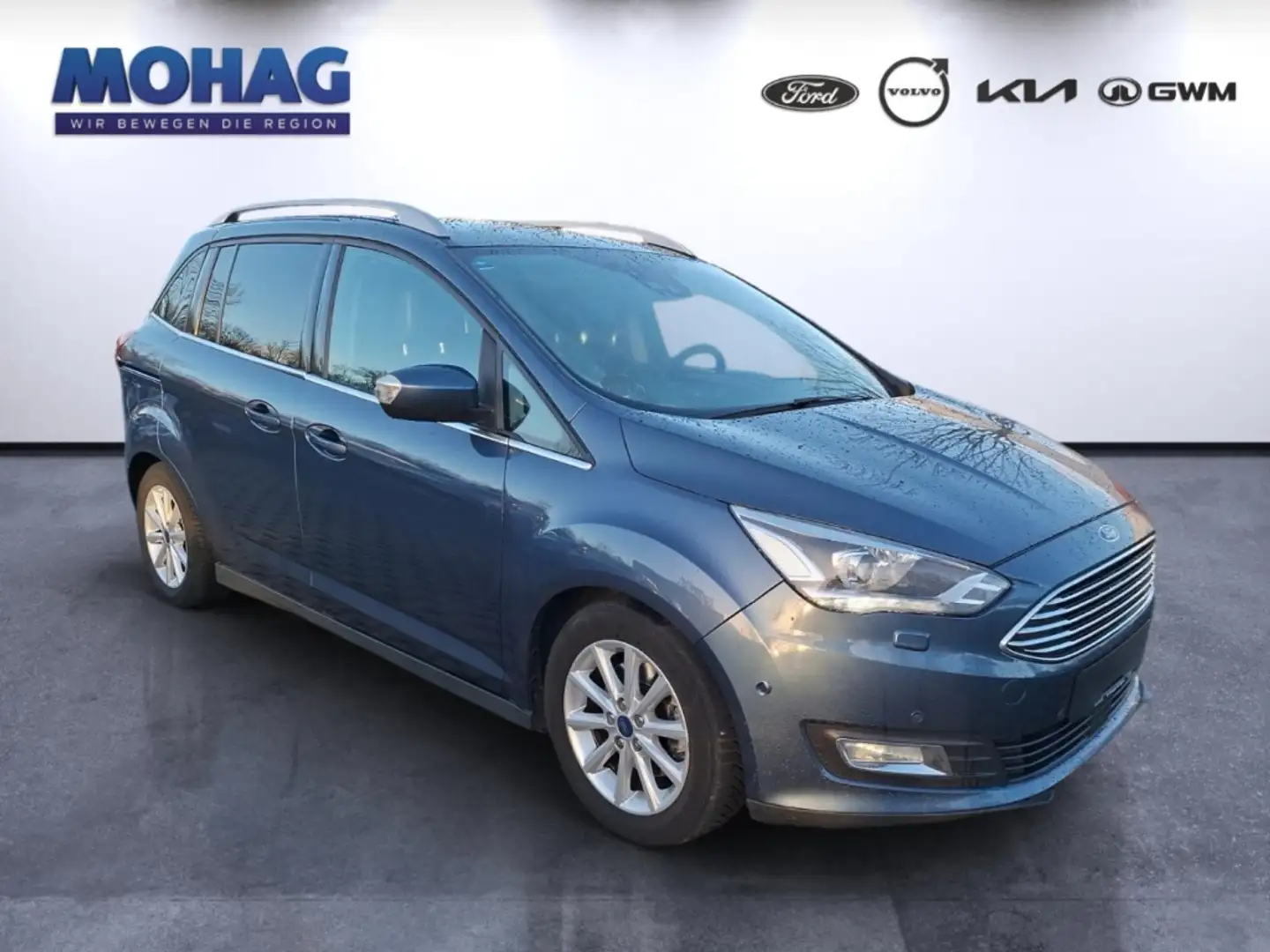 Ford C-Max 1.0 Titanium *Panorama-Dach*AHK*Rückfahrkamera* Синий - 2