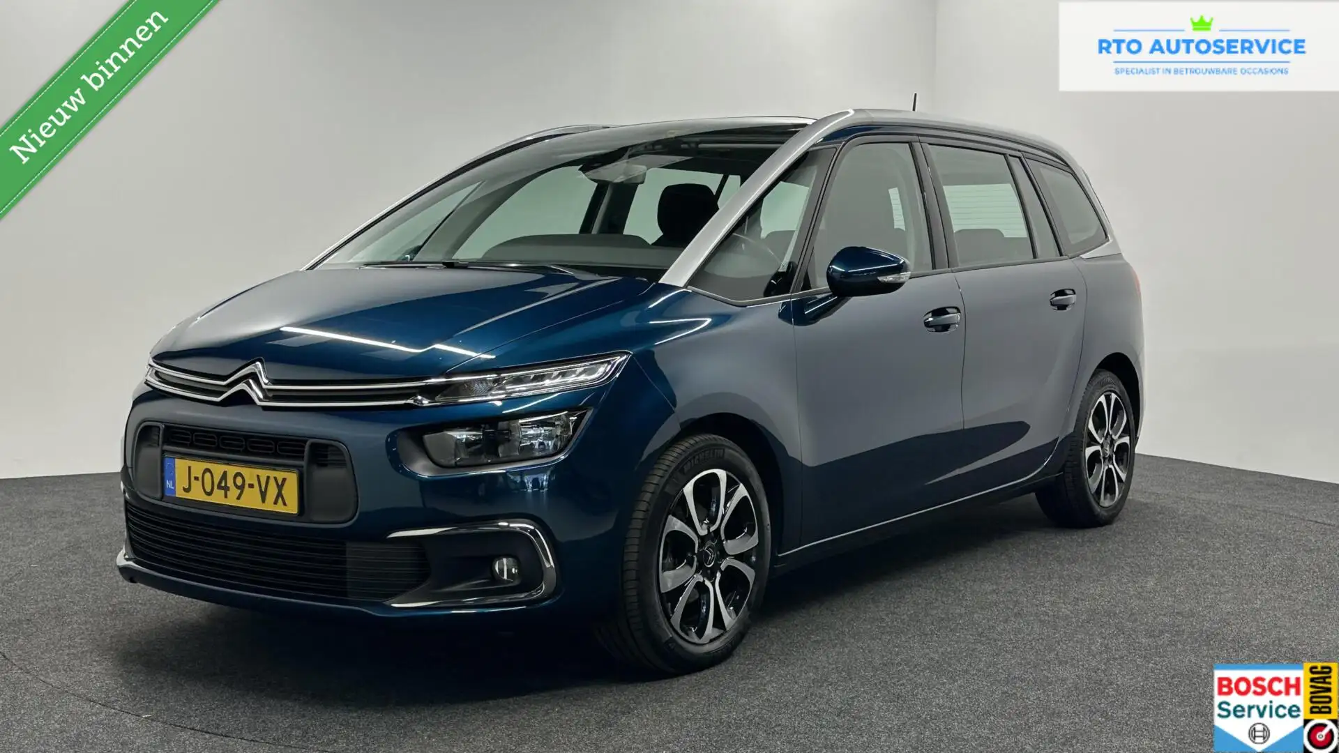 Citroen Grand C4 SpaceTourer 1.2 PureTech Shine CARPLAY TREKHAAK Bleu - 1
