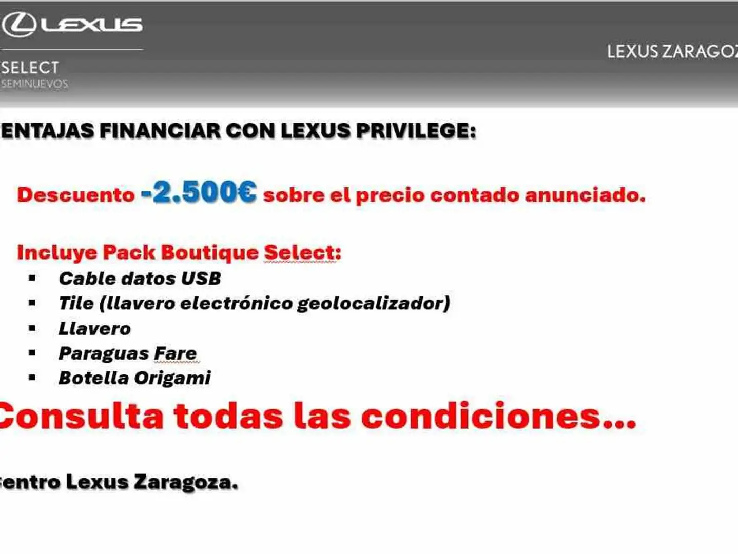Lexus LBX 1.5 136cv HEV Elegant+ Negro - 2