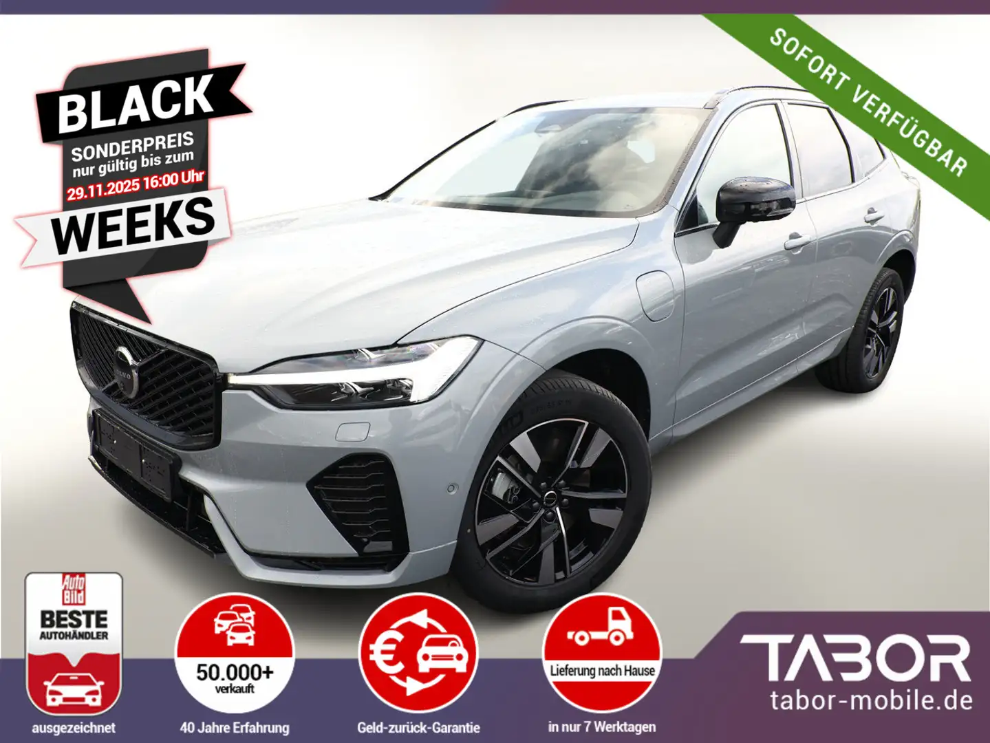 Volvo XC60 T6 AWD Plus Dark FACELIFT AHK UVP-30%* Серый - 2