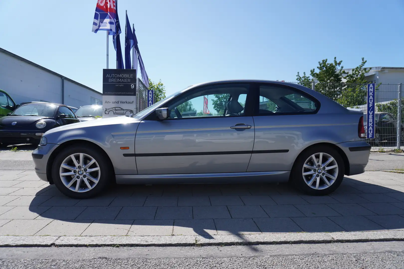 BMW 318 318ti*AUTOMATIK*TÜV NEU*18`LM*KLIMA*8-FACH BER Gris - 2