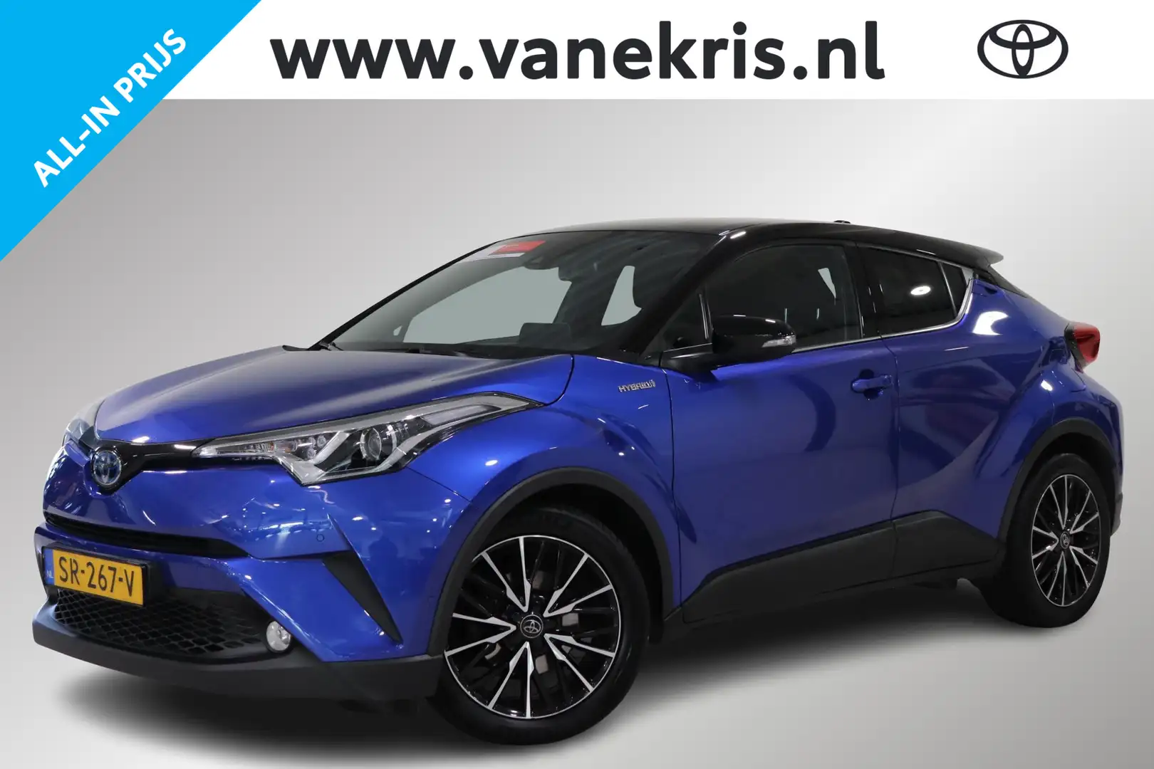 Toyota C-HR 1.8 Hybrid Style, Navigatie, Cruise Control, BSM, Blau - 1