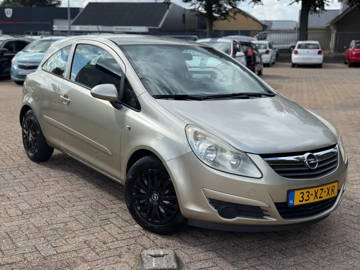 Opel Corsa 1.2-16V Business AIRCO CRUISE CTRL NAP130 DKM APK Beige - 2