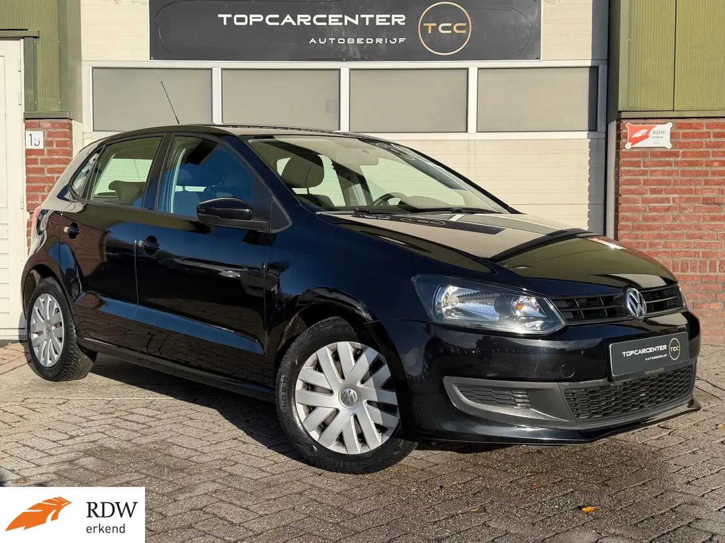 Volkswagen Polo 1.2 Easyline/AIRCO/5DRS/APK Zwart - 1
