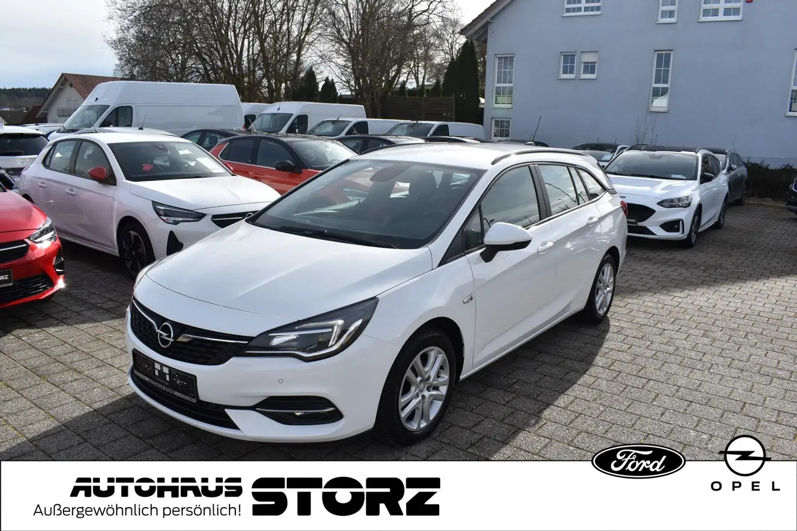 Opel Astra K Sports Tourer |KLIMA-AUTO|WINTER-PAKET|PDC|KAMER Weiß - 1