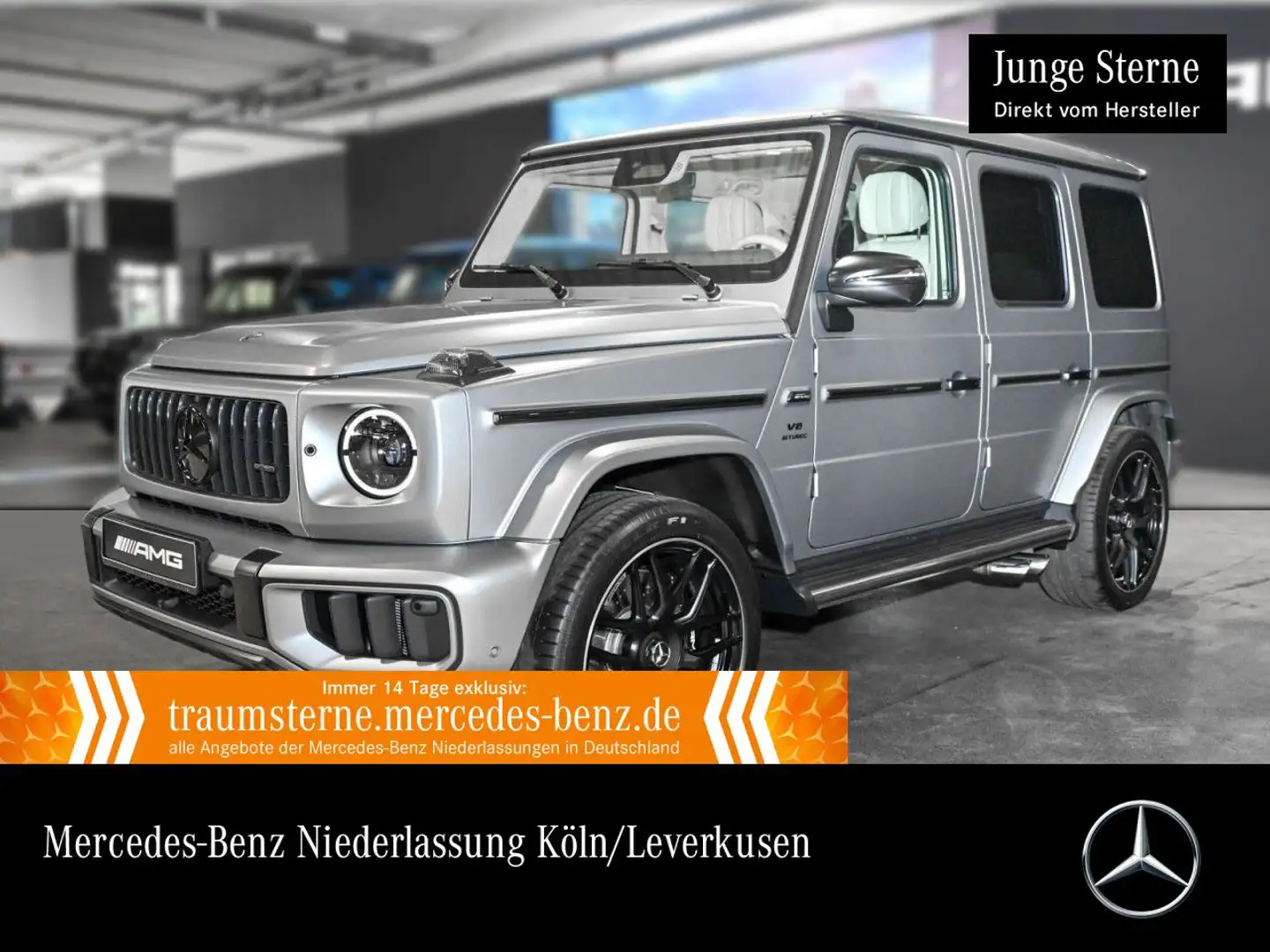 Mercedes-Benz G 63 AMG Burmester 3D Perf-Abgas 360° Stdhzg SHD Silber - 1
