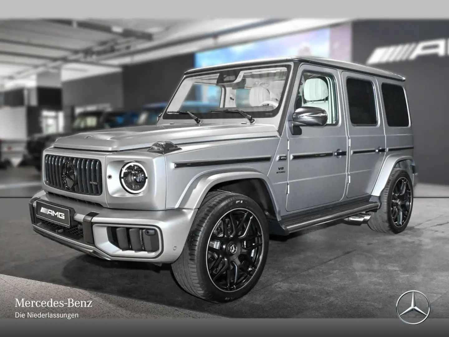 Mercedes-Benz G 63 AMG Burmester 3D Perf-Abgas 360° Stdhzg SHD Silber - 2