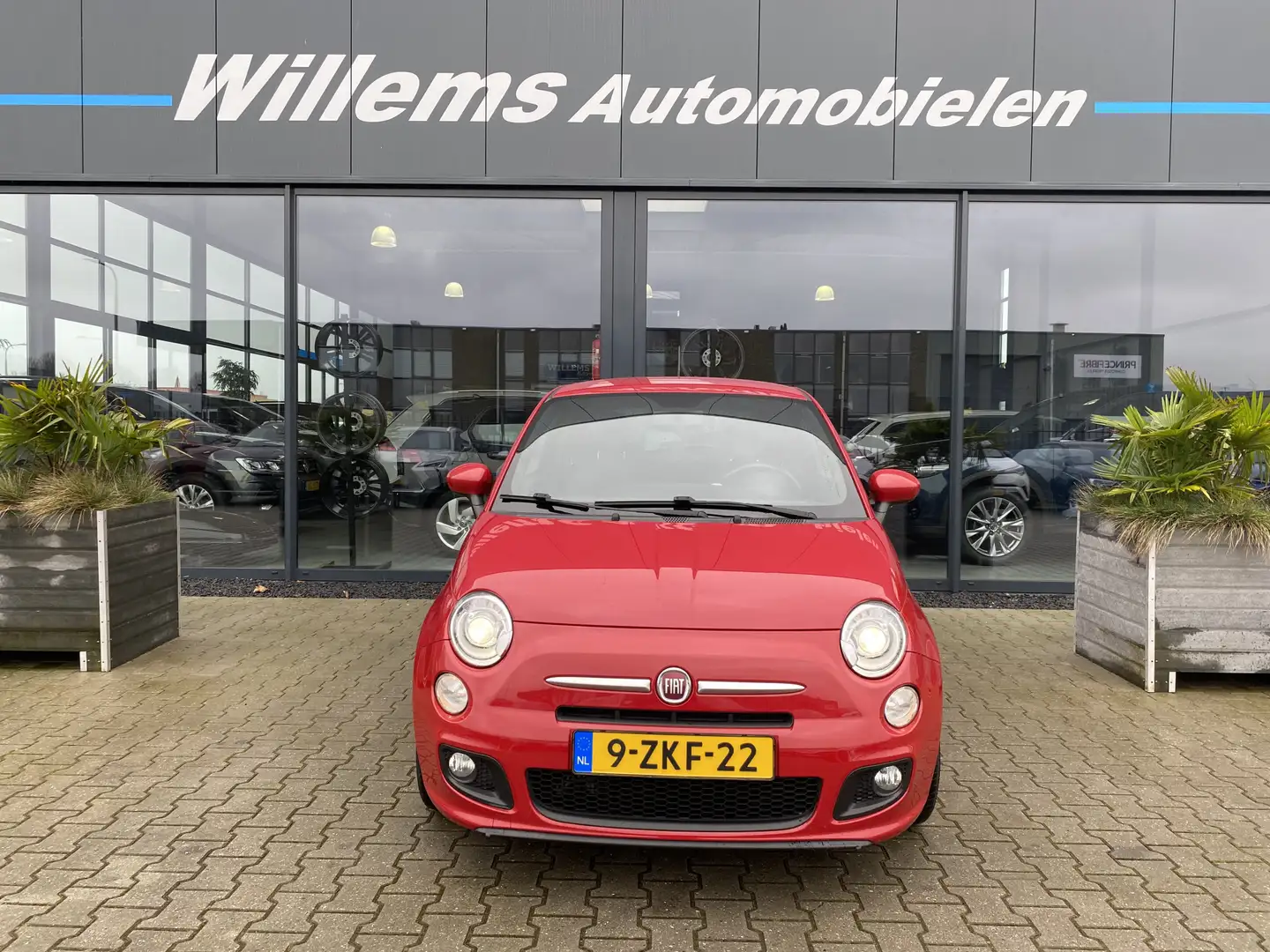 Fiat 500 0.9 TwinAir Turbo 500S Climate Control, LM Velgen Rood - 2
