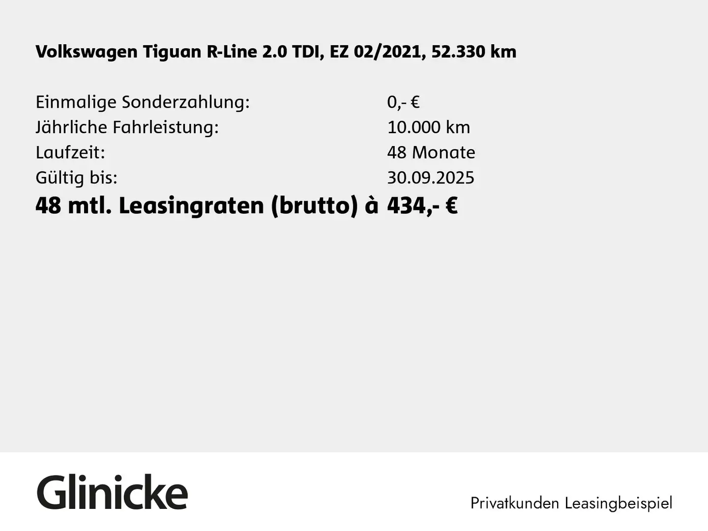 Volkswagen Tiguan 2.0 TDI R-Line 4M AHK Matrix LM 19" Navi Schwarz - 2
