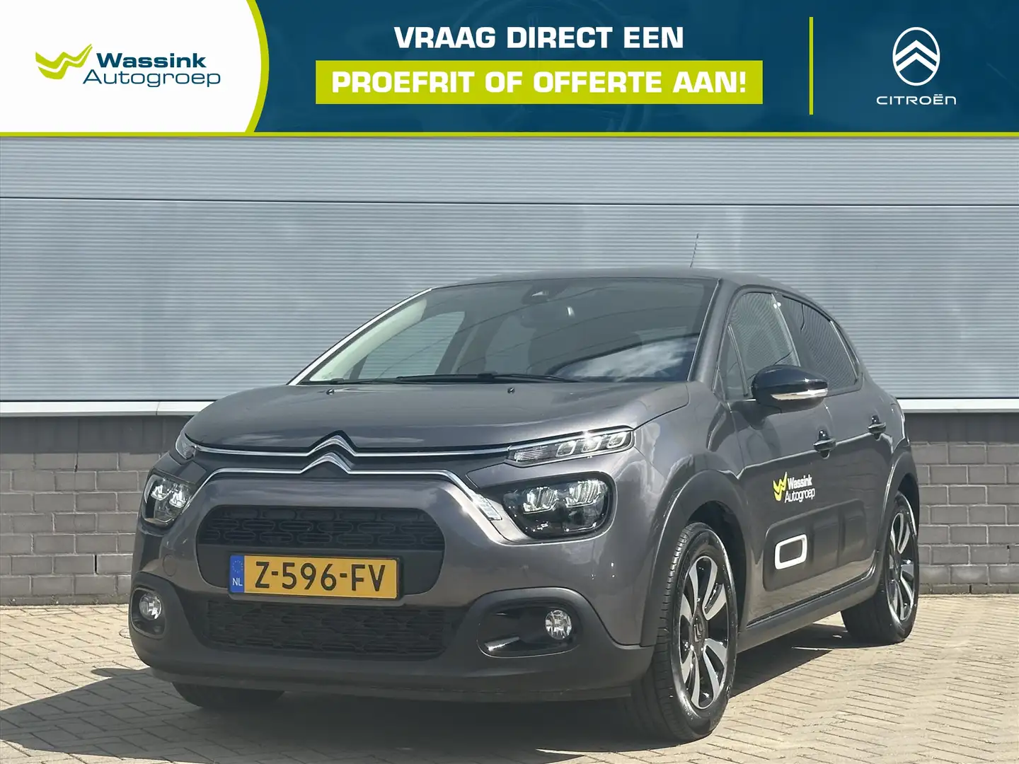 Citroen C3 1.2 PureTech 83pk Max | Achteruitrij Camera | Appl Grijs - 1