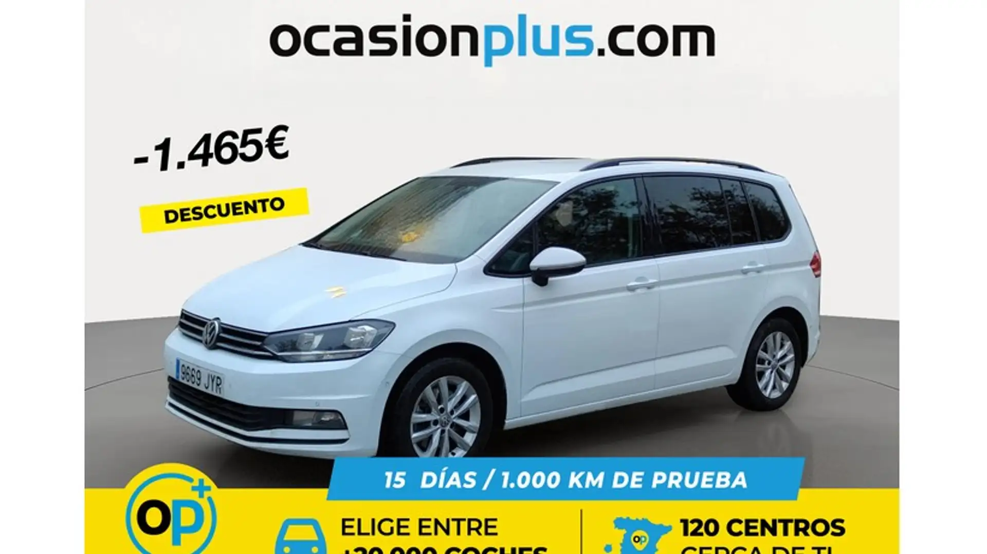 Volkswagen Touran 1.4 TSI BMT Advance DSG 110kW Blanc - 1