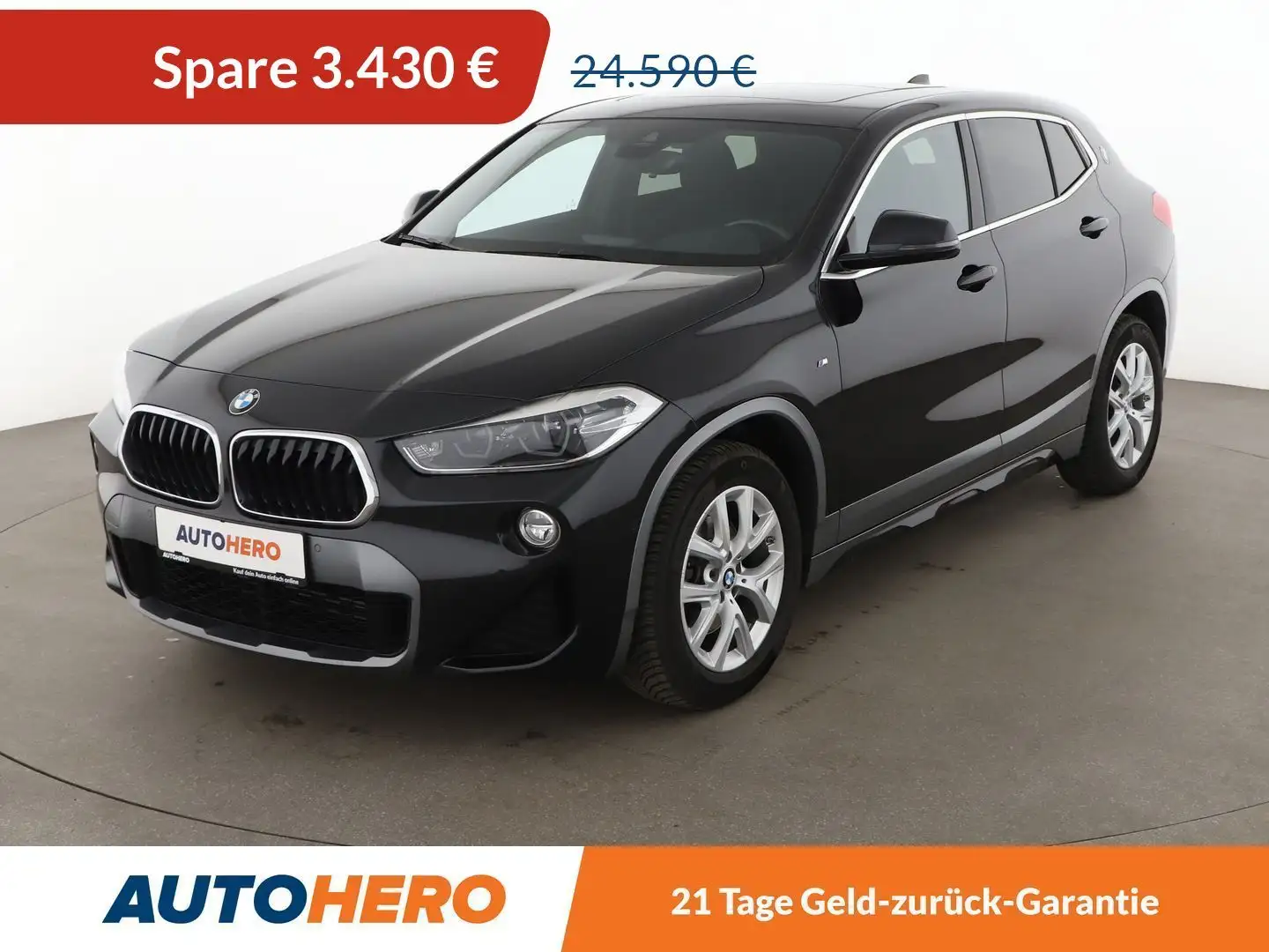 BMW X2 sDrive 18i M Sport X Aut.*NAVI*LED*CAM*PDC* Schwarz - 1