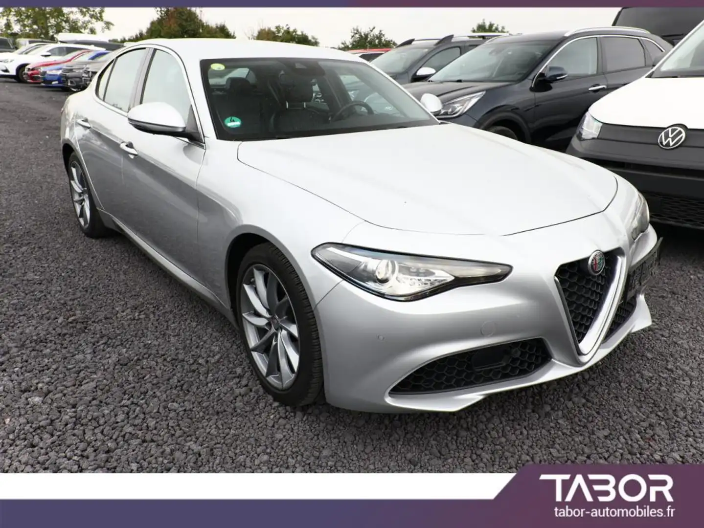Alfa Romeo Giulia 2.2 Turbo 190 AT8 Ti Cuir GPS Argent - 2