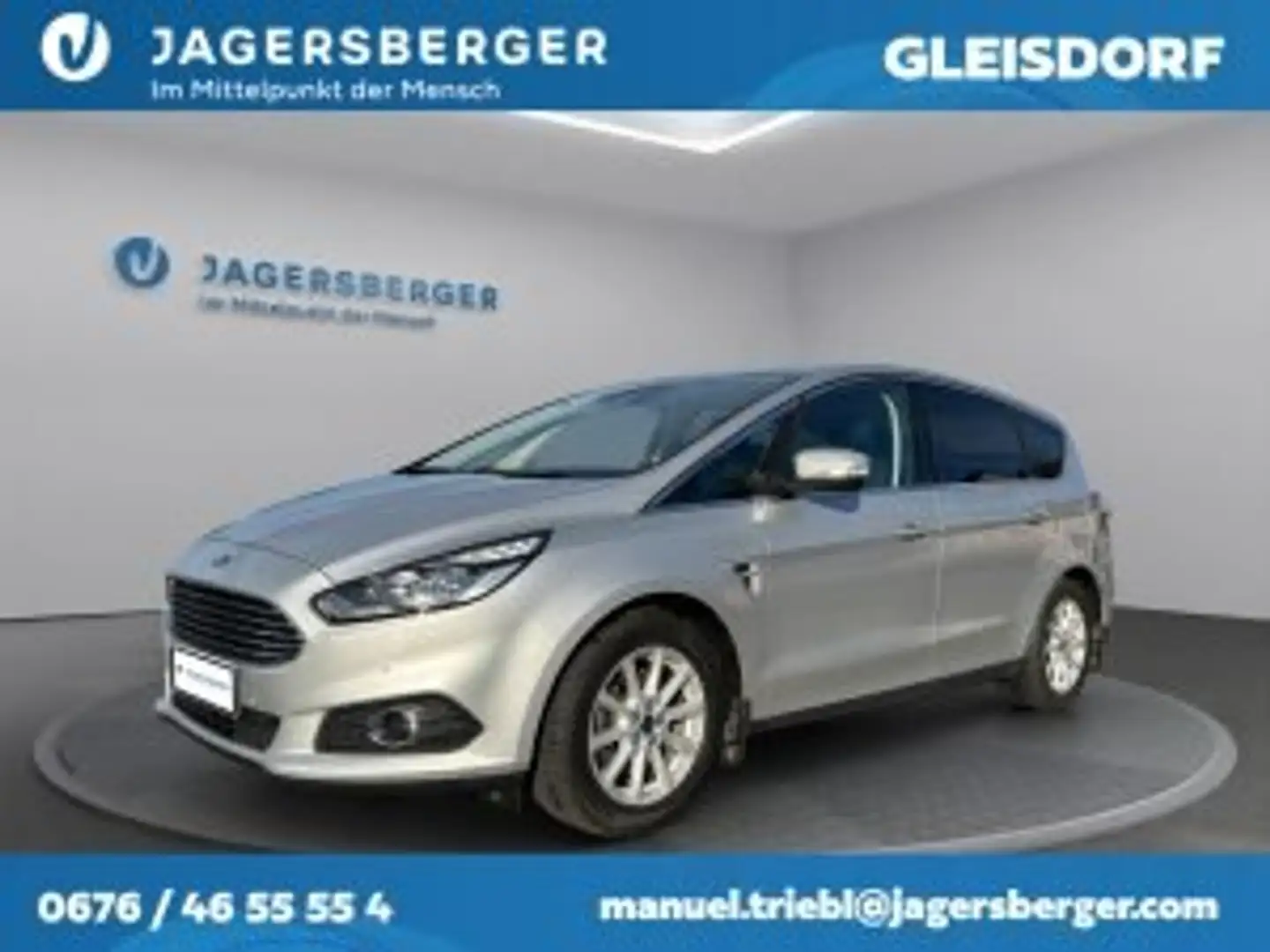 Ford S-Max 2,0 TDCI 150PS Powershift Automatik Titanium Grau - 1