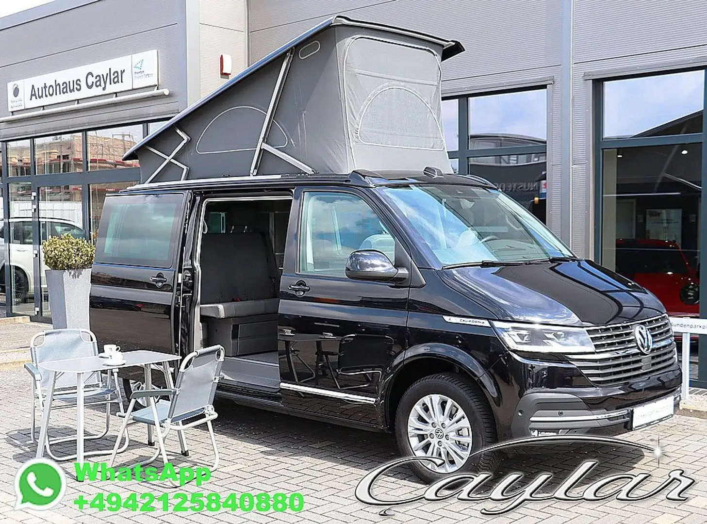 Volkswagen T6 California T6.1 CALIFORNIA OCEAN DSG ACC AHK NUR 4.800 km Zwart - 1