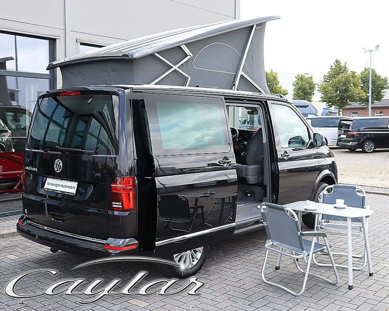 Volkswagen T6 California T6.1 CALIFORNIA OCEAN DSG ACC AHK NUR 4.800 km Zwart - 2