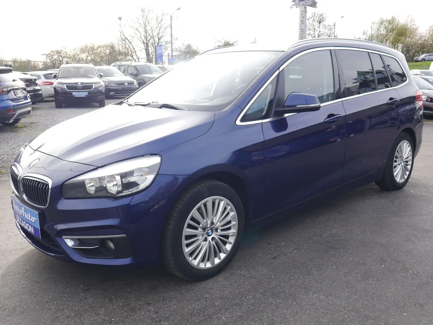 BMW 218 Gran Tourer 218 dA*CUIR*TOIT PANO*7PLACES* Bleu - 2