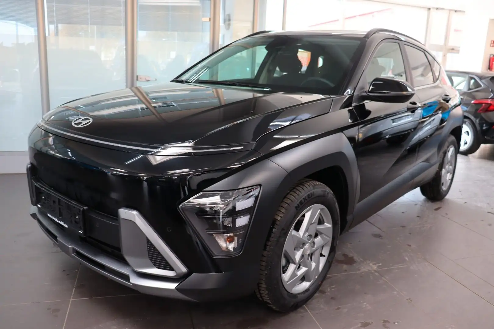 Hyundai KONA 1.6 T-GDI 125kW DCT Navi SHZ SOFORT Schwarz - 1