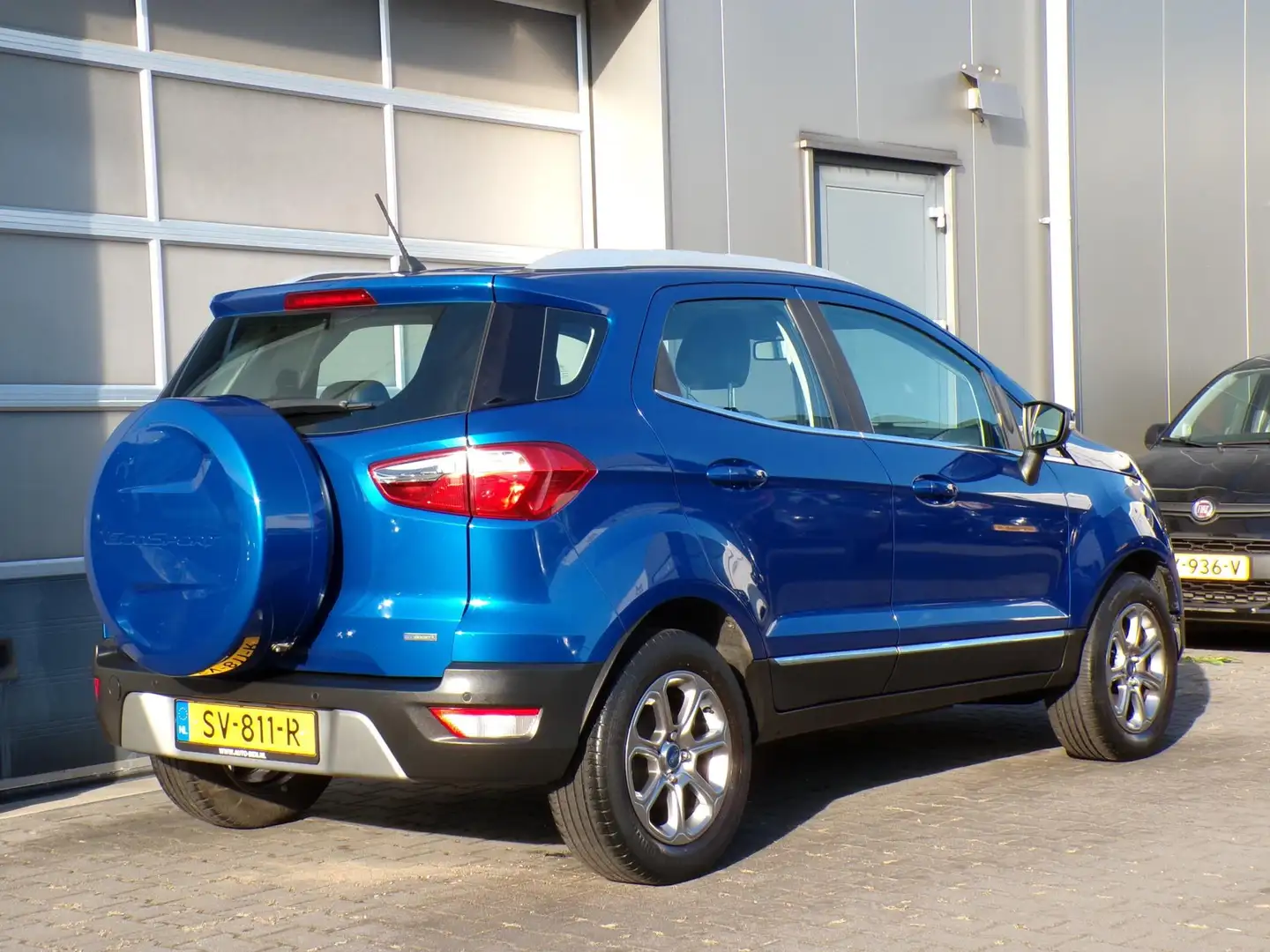 Ford EcoSport 1.0 EcoBoost Titanium Clima/Cruise/Stoelverw!! Blauw - 2