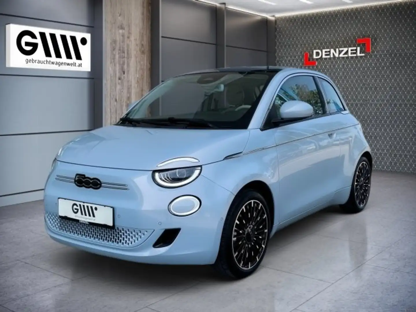 Fiat 500 BEV La Prima Hatchback Bleu - 1