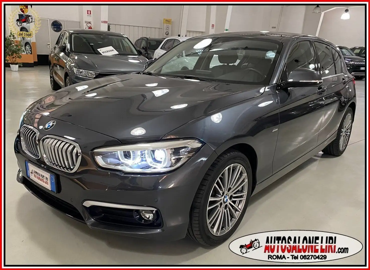 BMW 116 d -AUTOMATICO- URBAN 5P 1.5D 116cv *NEOPATENTATI* Gris - 1