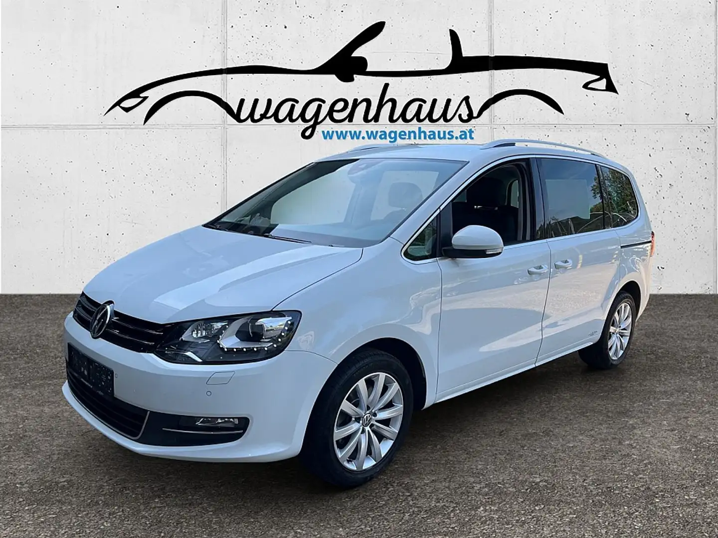 Volkswagen Sharan Business+ TDI DSG, AHV, Kamera, ACC, Spur Blanc - 1