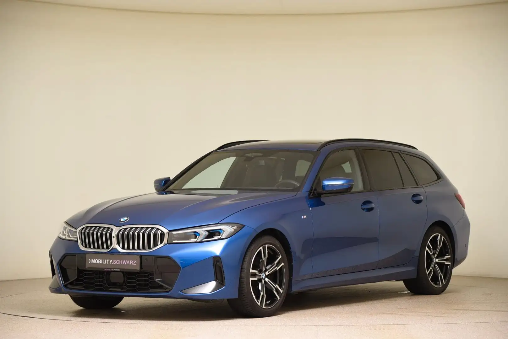 BMW 320 d Touring M Sport xDrive DriveAssPro Pano HUD Bleu - 1