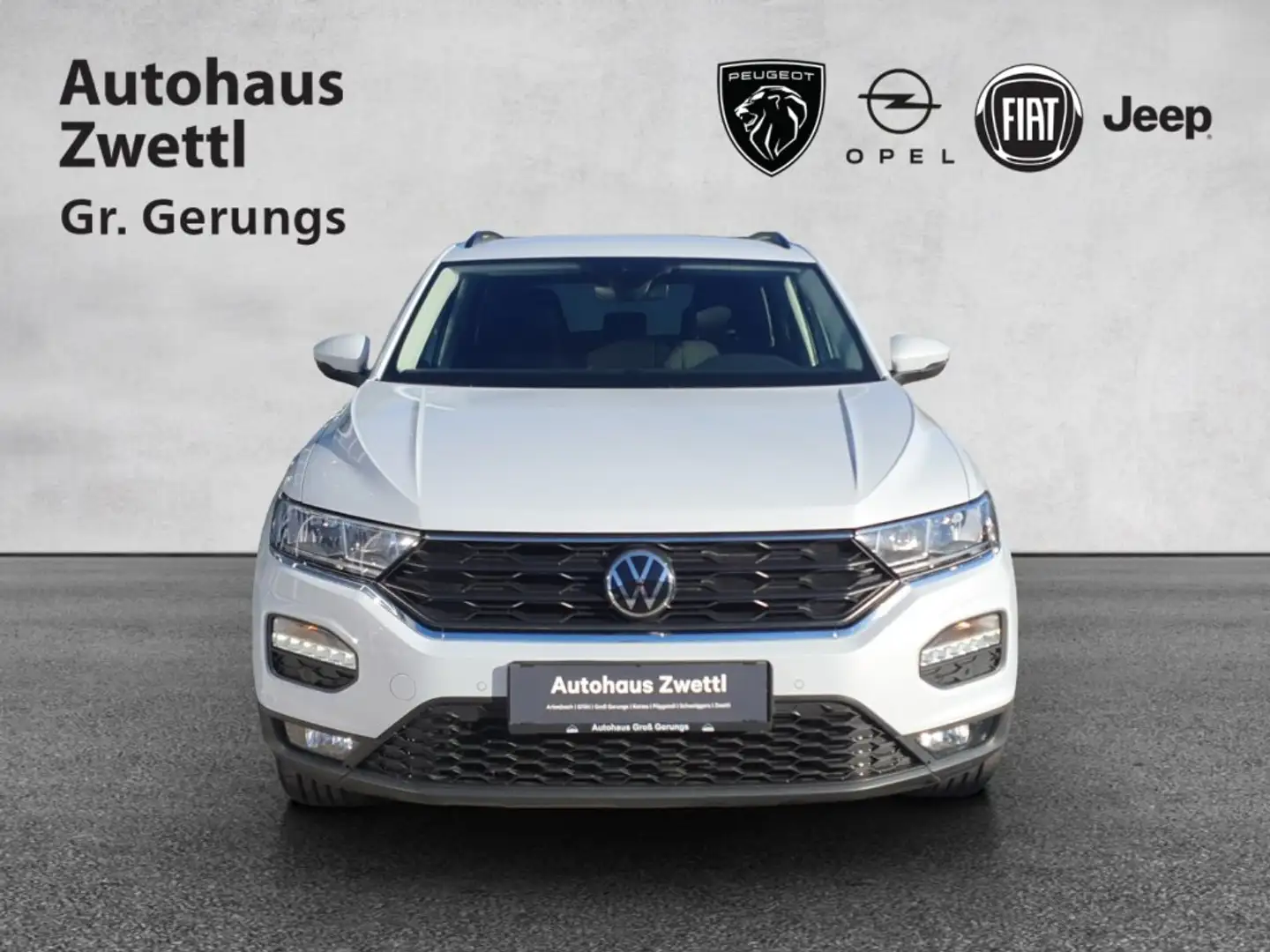 Volkswagen T-Roc TDI 85 KW SHZ, NAV, ALU, Weiß - 2