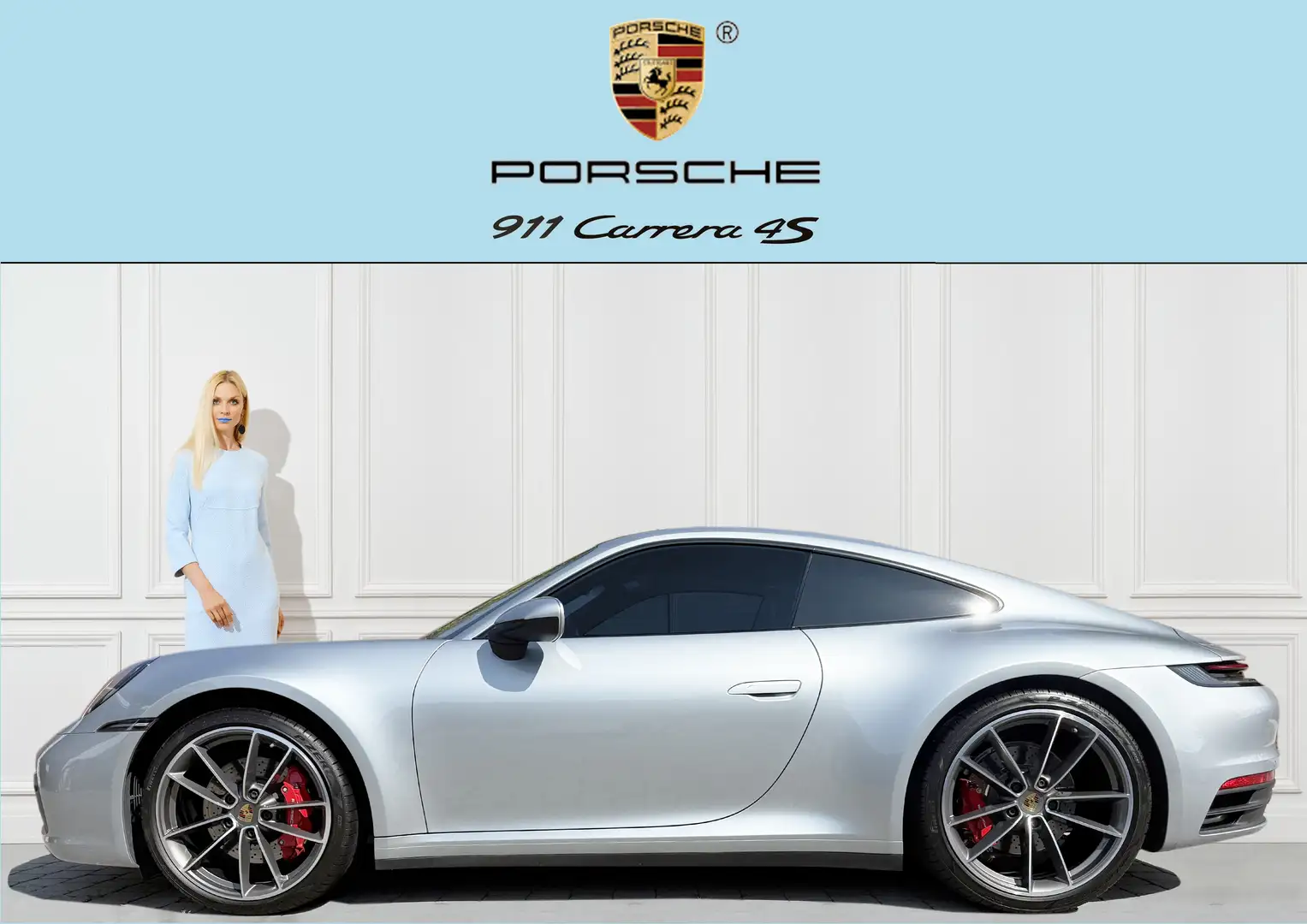 Porsche 992 911 Carrera 4S PDK Zilver - 1