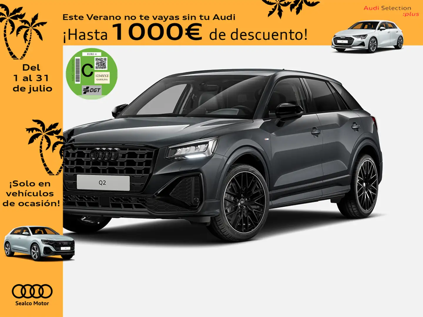 Audi Q2 35 TFSI Adrenalin Black edition S tronic 110kW Grau - 1