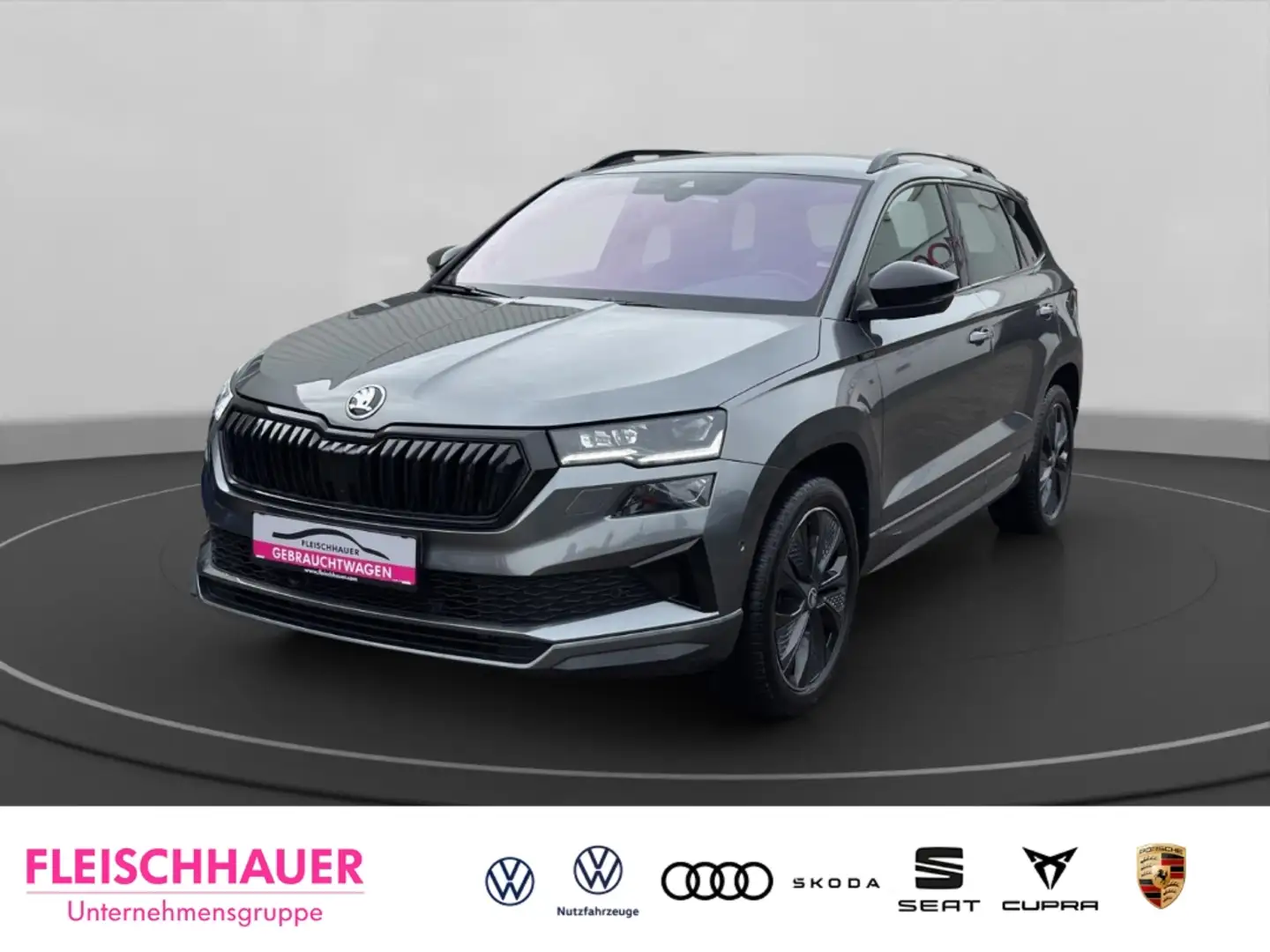 Skoda Karoq 2,0 Sportline 4x4 AHK+RK+ACC+Navi+Matrix Grau - 1