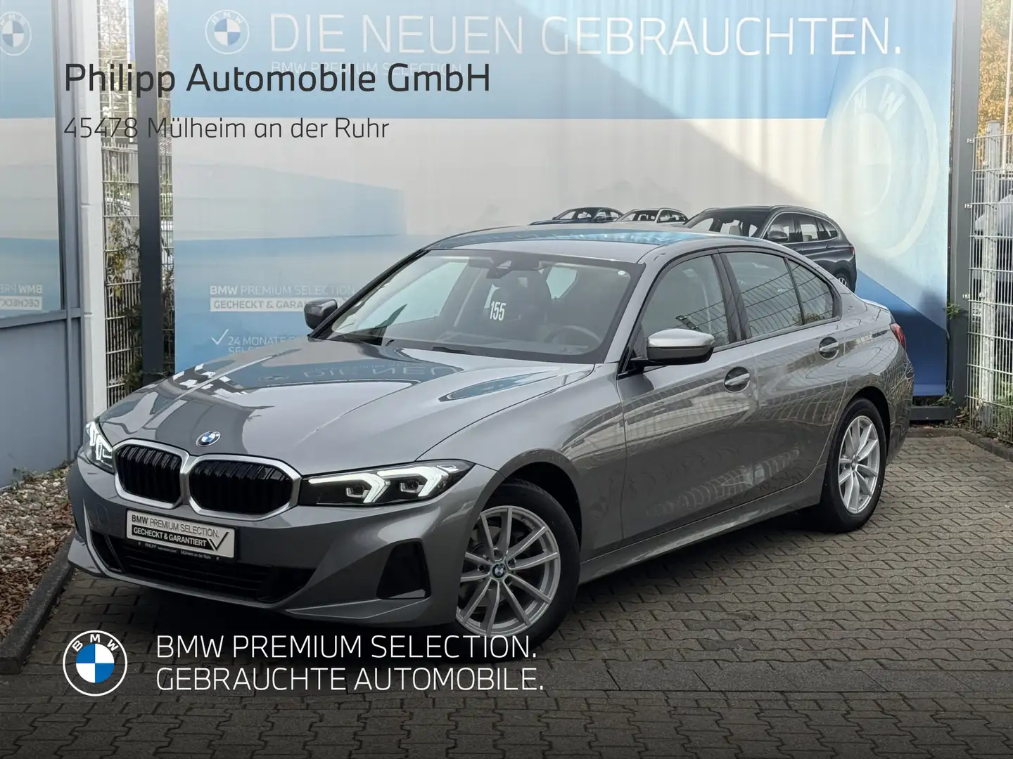 BMW 318 d Limo AHK Keyless SHZ E-Sitze Sport-LL PDC Grau - 1