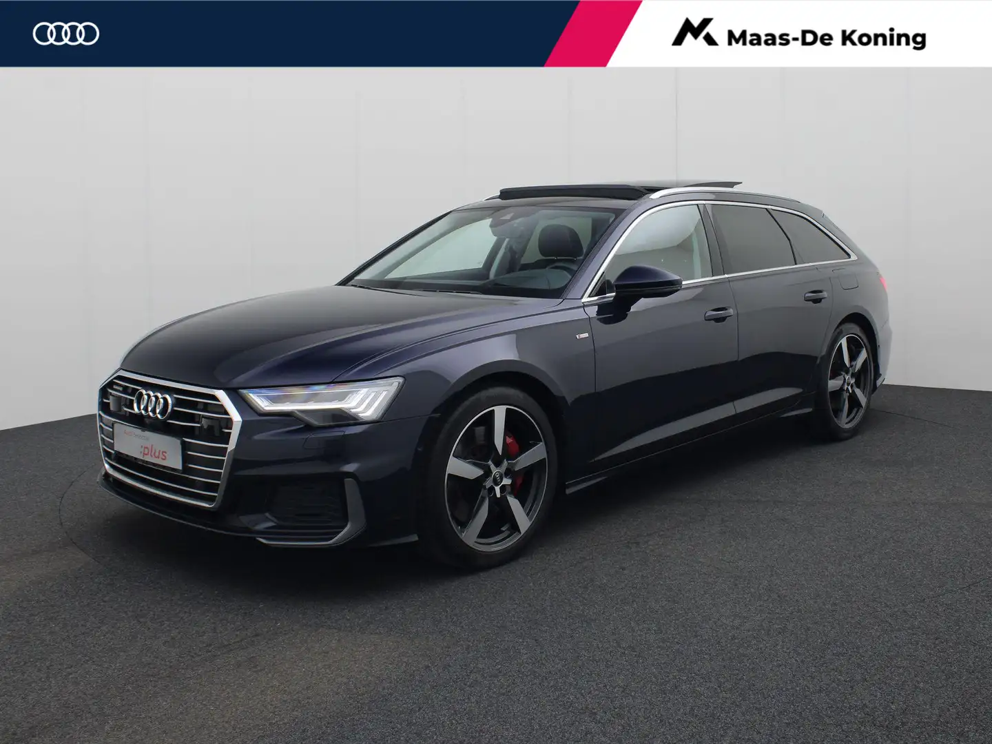 Audi A6 Avant 55 TFSIe 270kW/367PK quattro S Line · Panora Blauw - 1